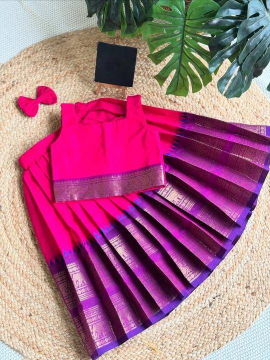 NEW LAUNCING KIDS LEHENGA CHOLI pure silk Children clothing manufacturers
